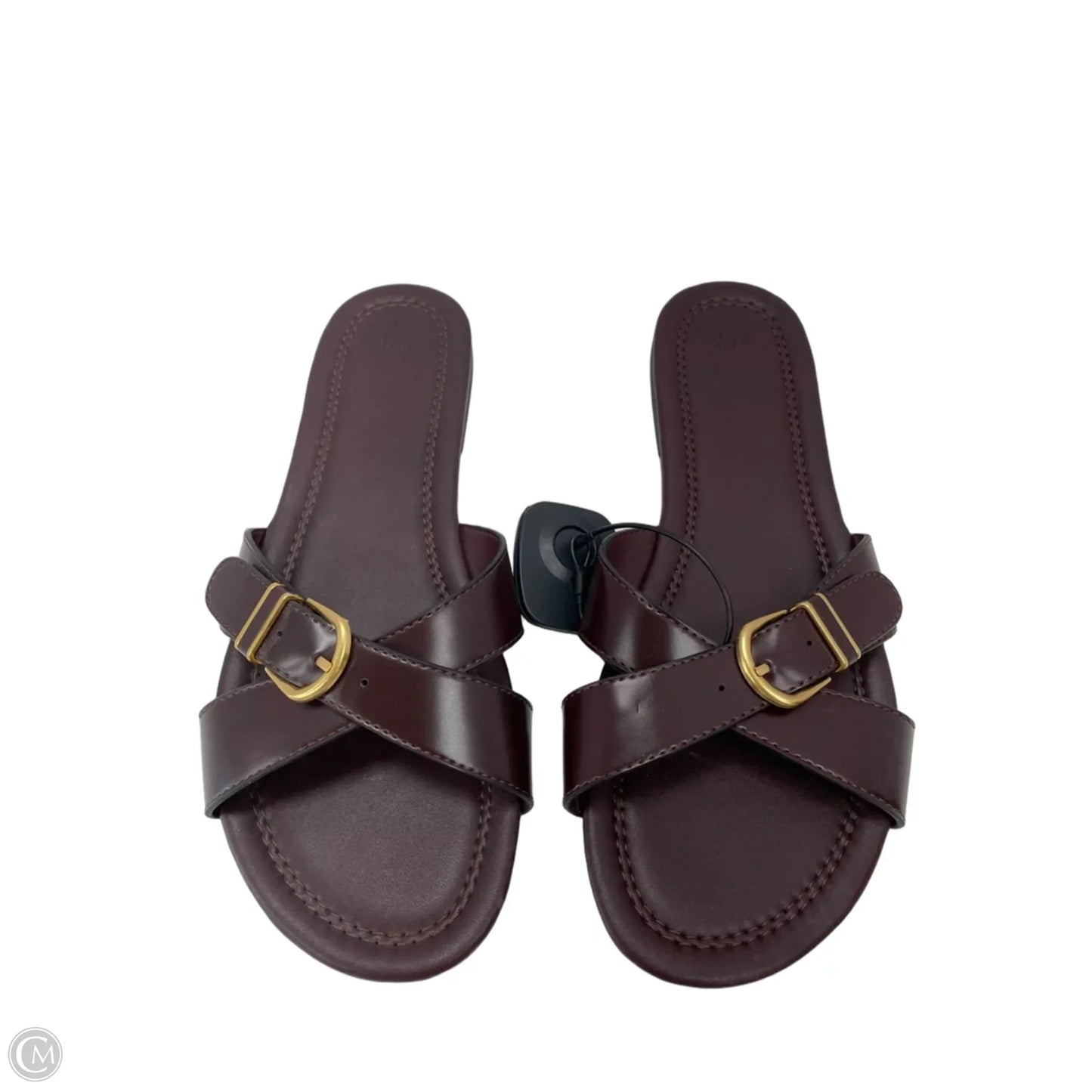 Sandals Flats By H&m In Brown, Size: 9.5