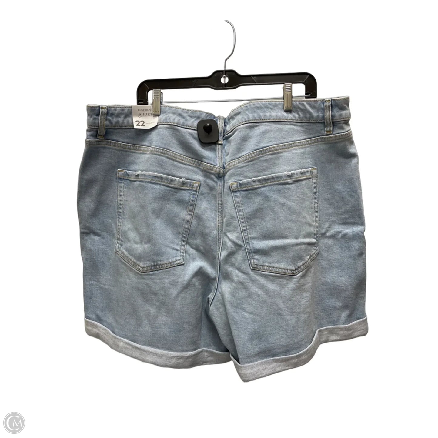 Shorts By Lane Bryant In Blue Denim, Size: 22