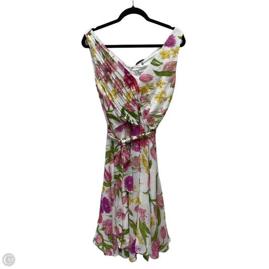 Dress Casual Short By David Warren In Floral Print, Size: M