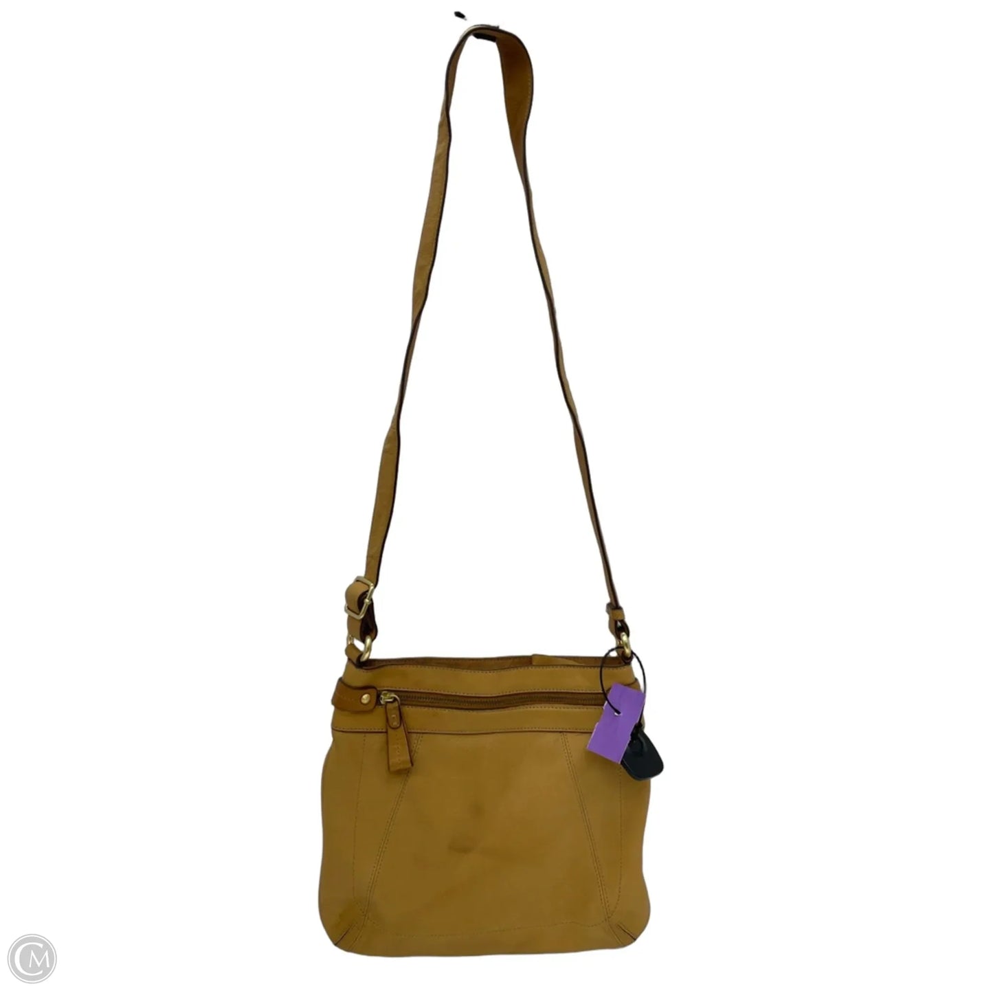 Crossbody Leather By Liz Claiborne, Size: Medium