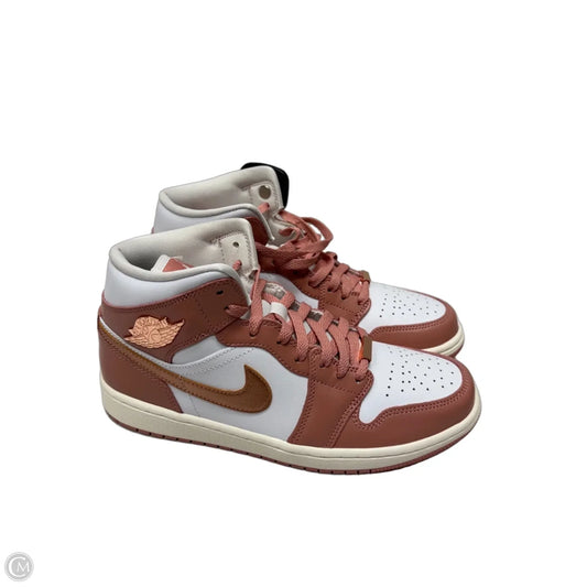 Shoes Sneakers By Nike In Pink & White, Size: 10