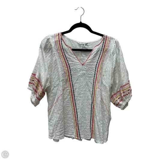 Top Short Sleeve By Clothes Mentor In Geometric Pattern, Size: L