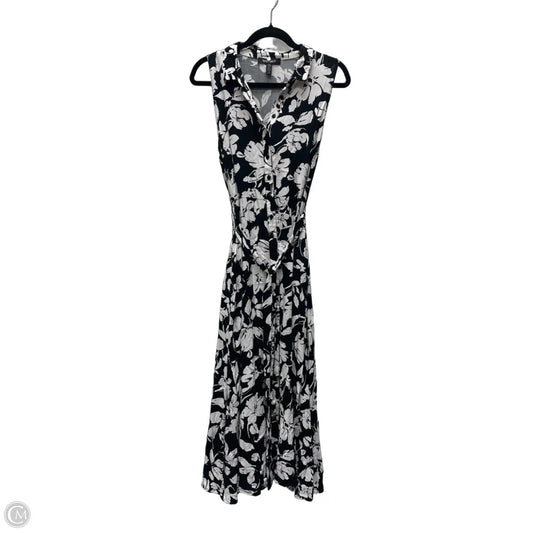 Dress Casual Short By Ellen Tracy In Tropical Print, Size: M