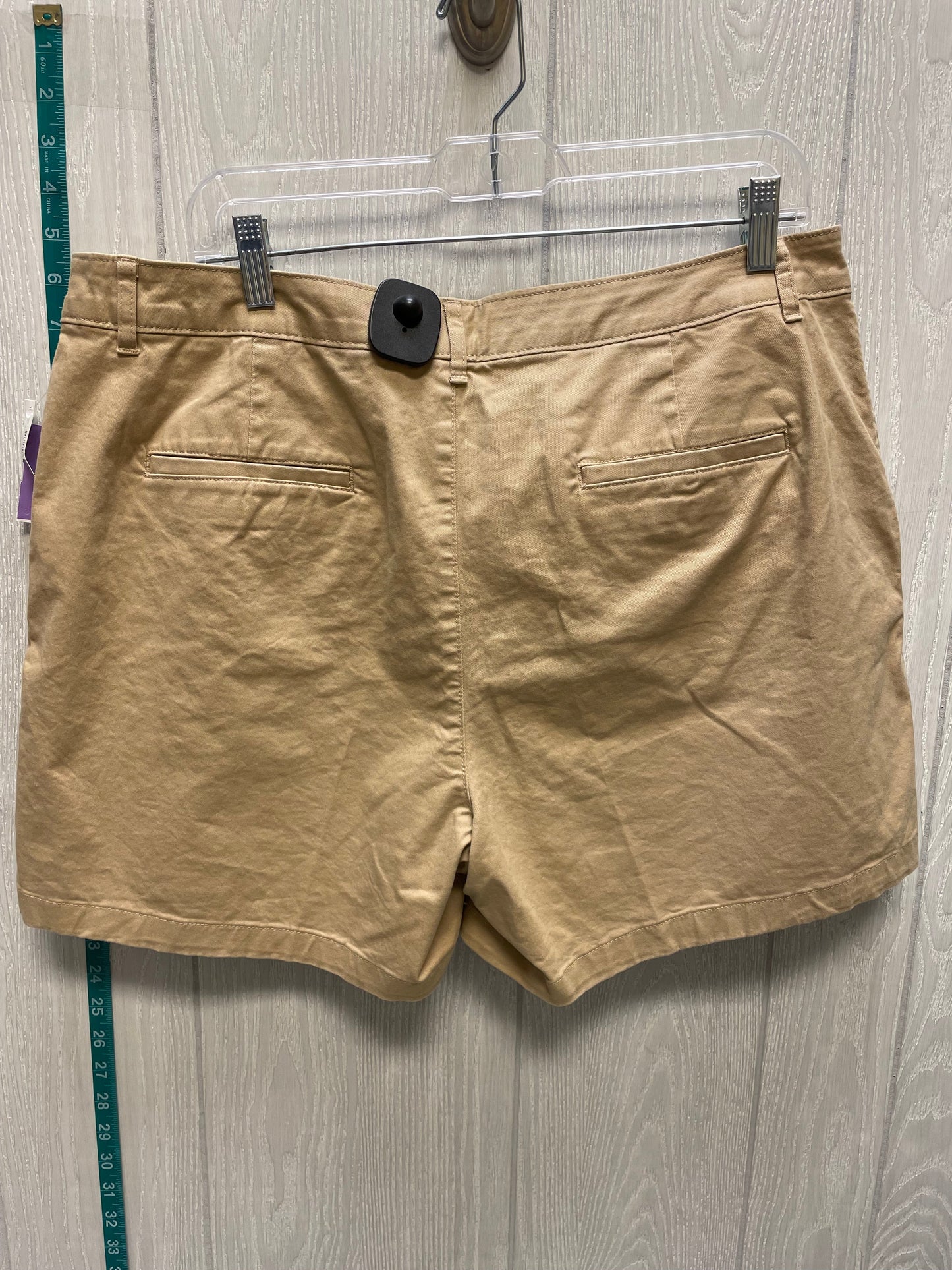Tan Shorts Clothes Mentor, Size 18
