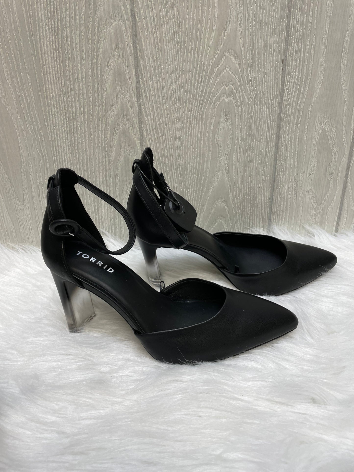 Black Shoes Heels Stiletto Torrid, Size 7.5