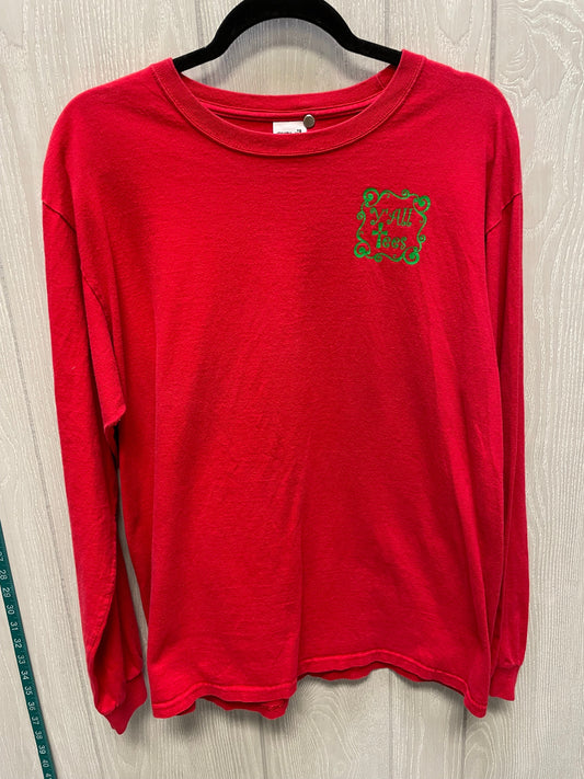 Top Long Sleeve By Clothes Mentor In Green & Red, Size: L