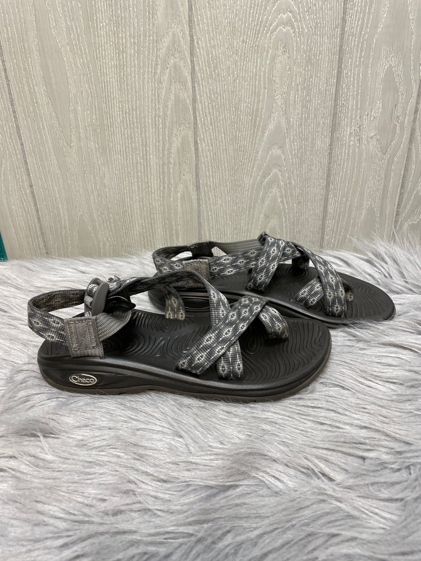 Sandals Sport By Chacos In Grey & White, Size: 7