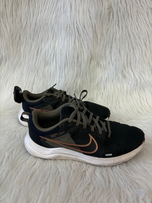 Shoes Athletic By Nike In Grey & Orange, Size: 8