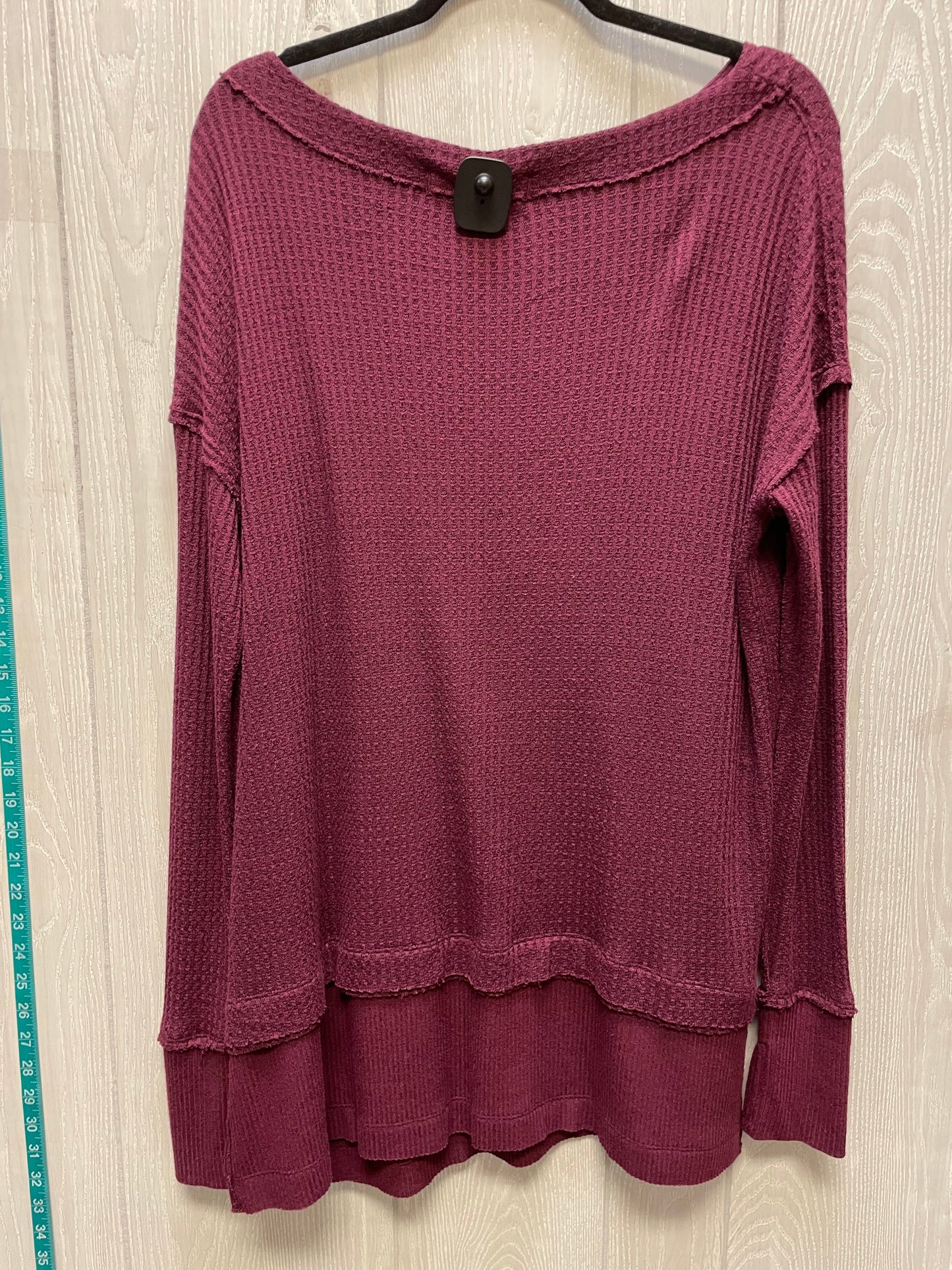 Tunic Long Sleeve By We The Free In Purple, Size: S