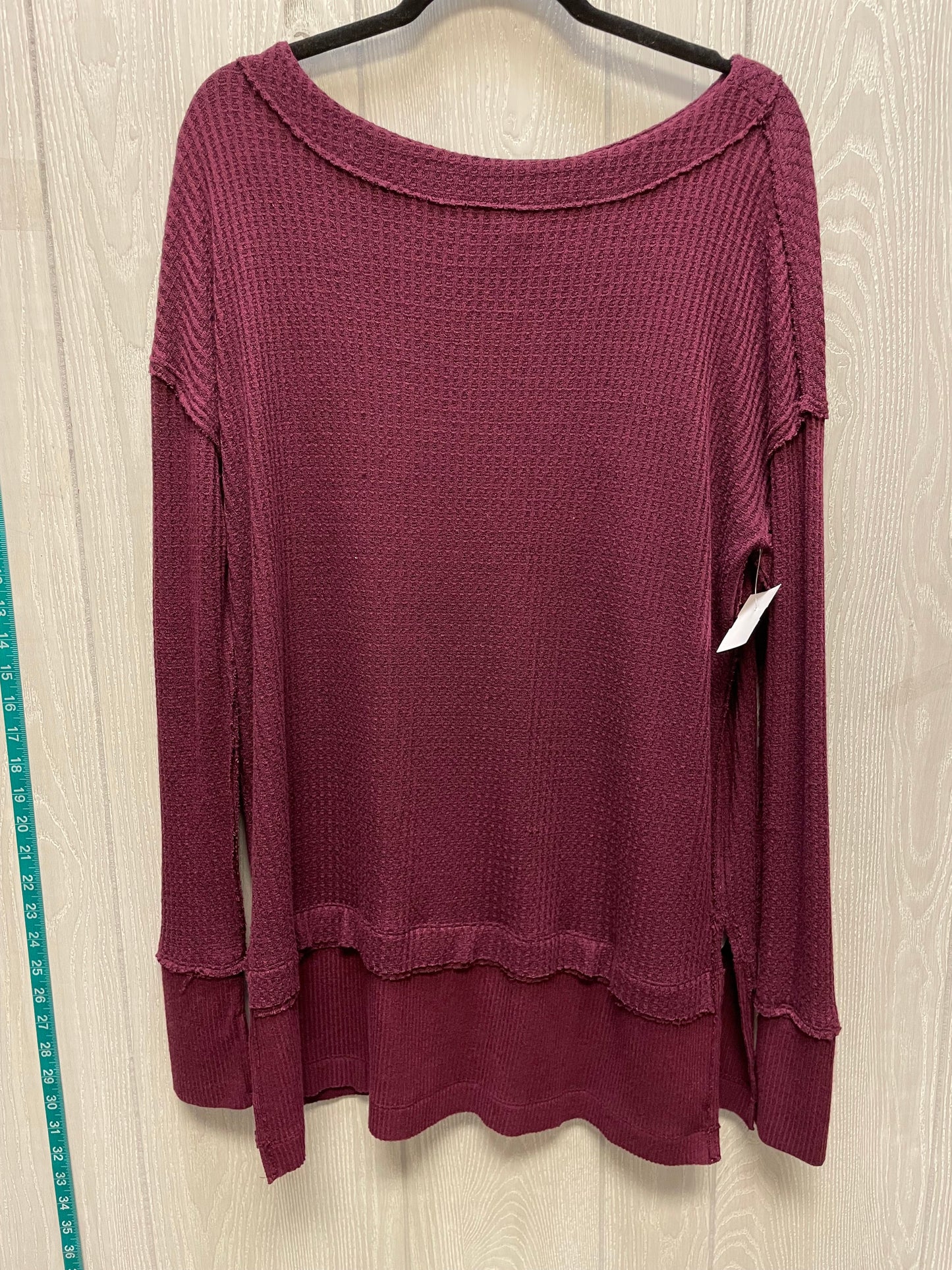 Tunic Long Sleeve By We The Free In Purple, Size: S