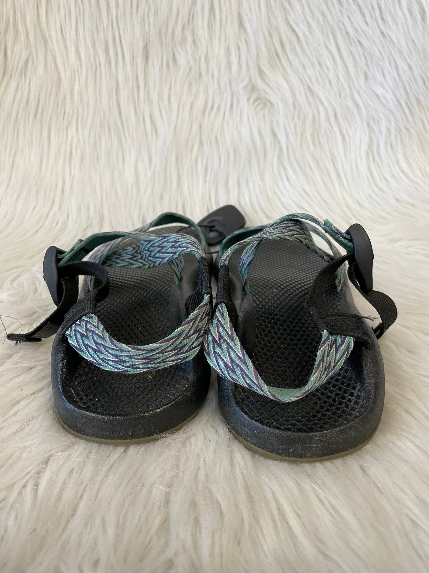 Sandals Sport By Chacos In Black & Green, Size: 7