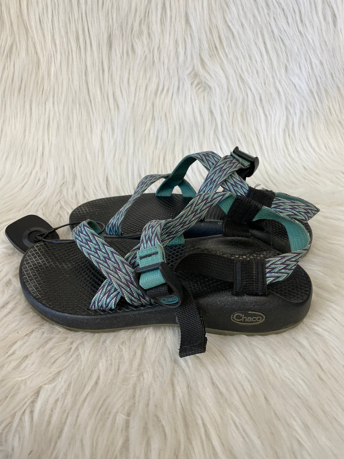 Sandals Sport By Chacos In Black & Green, Size: 7