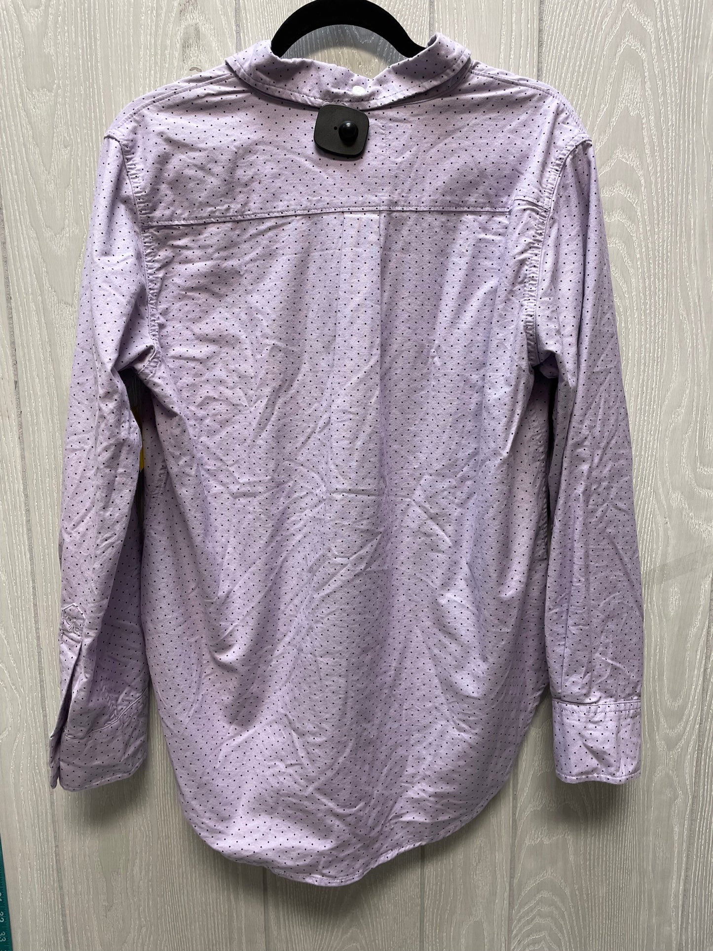 Top Long Sleeve By Current/elliott In Polkadot Pattern, Size: L