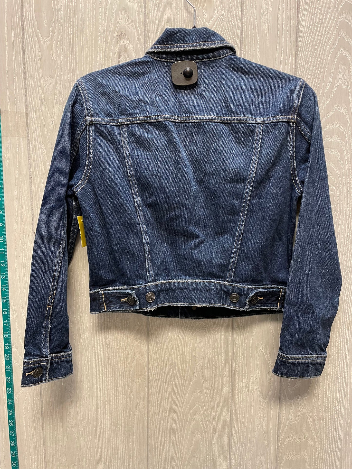 Jacket Denim By Current/elliott In Blue Denim, Size: S