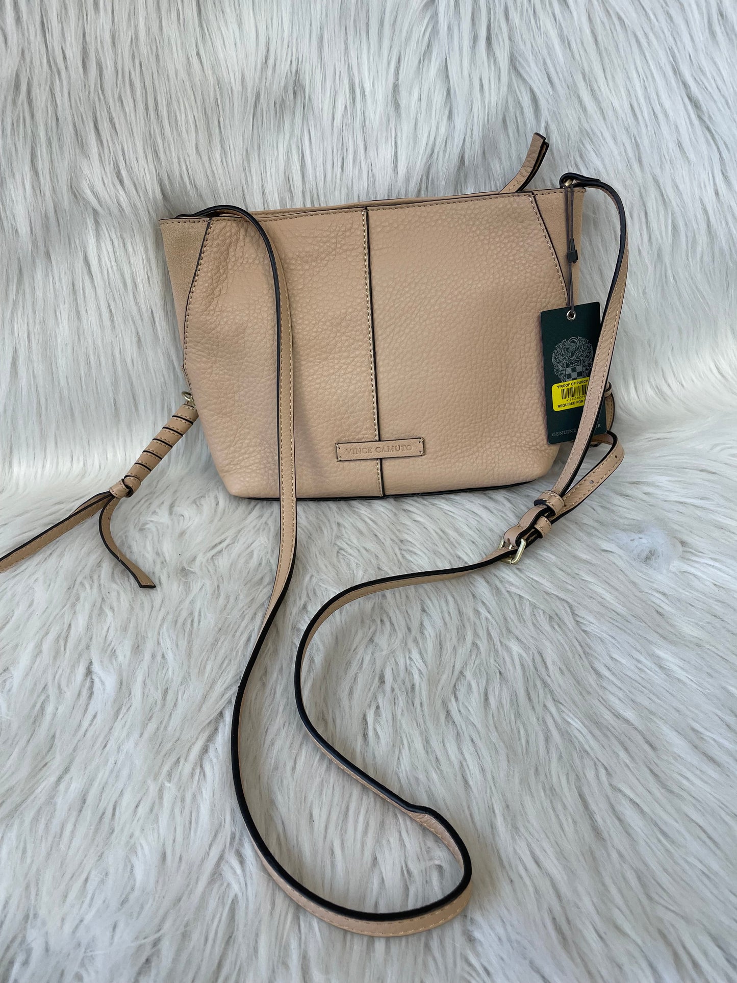 Crossbody Leather By Vince Camuto, Size: Medium