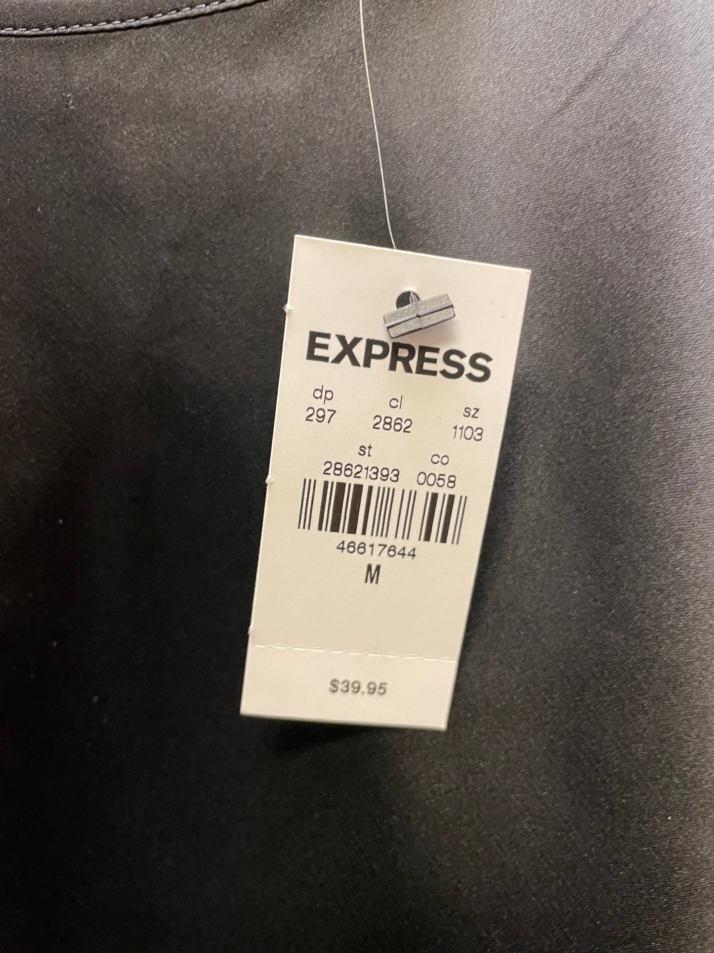 Blouse Sleeveless By Express In Black, Size: M