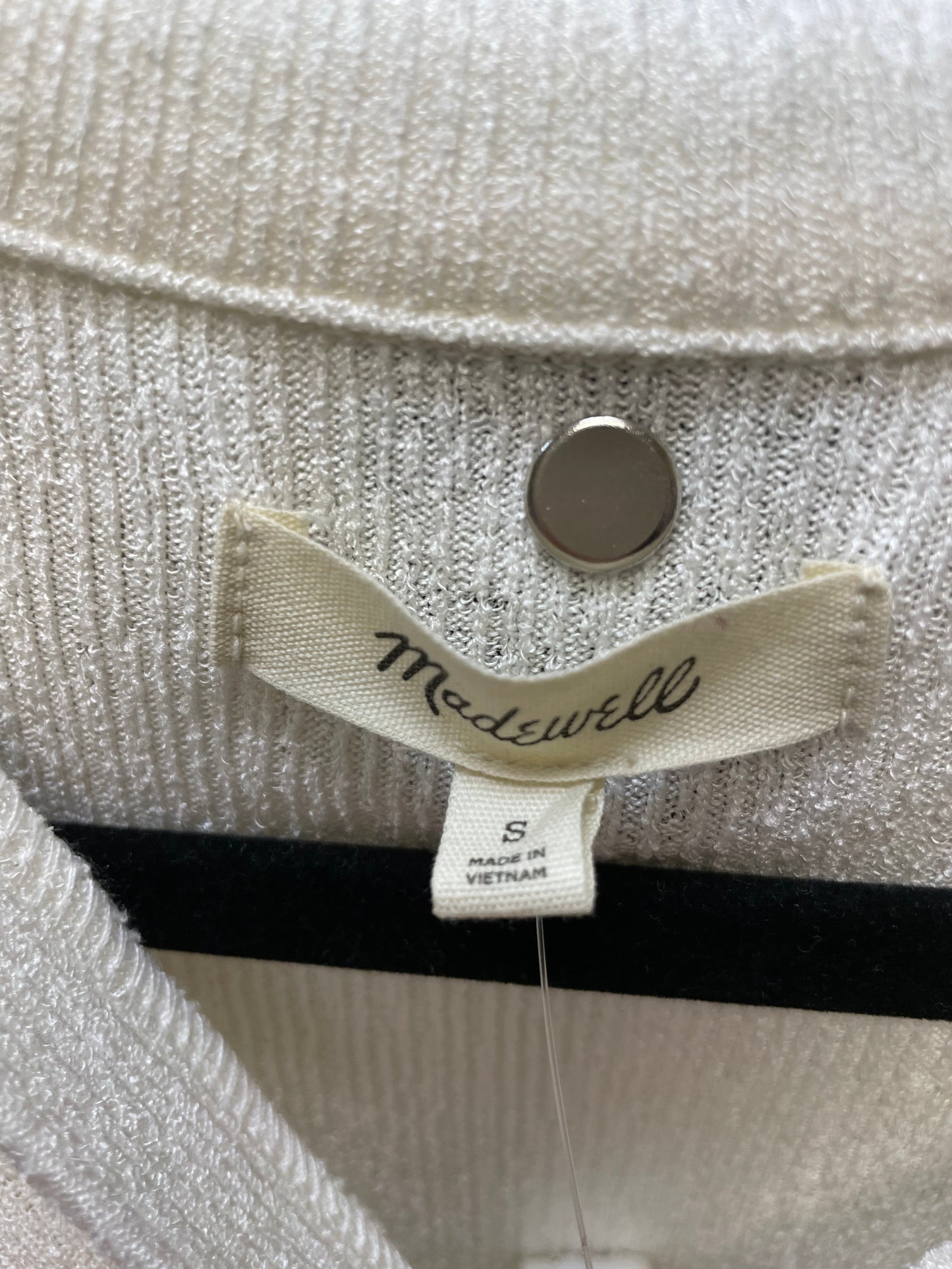 Top Long Sleeve By Madewell In Cream, Size: S