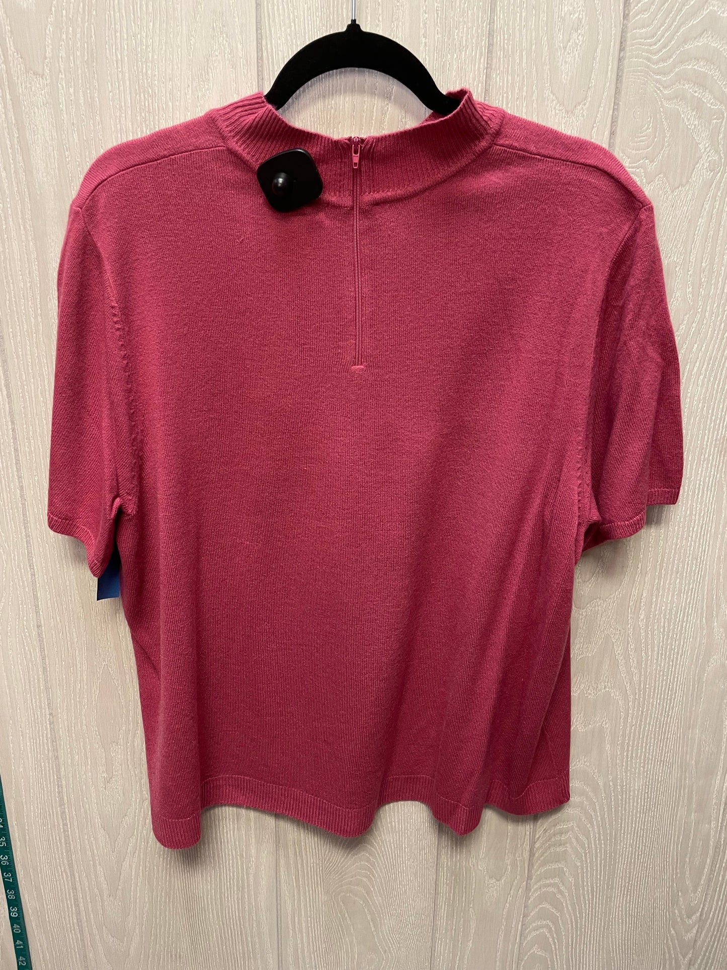 Sweater Short Sleeve By Koret In Purple, Size: 2x