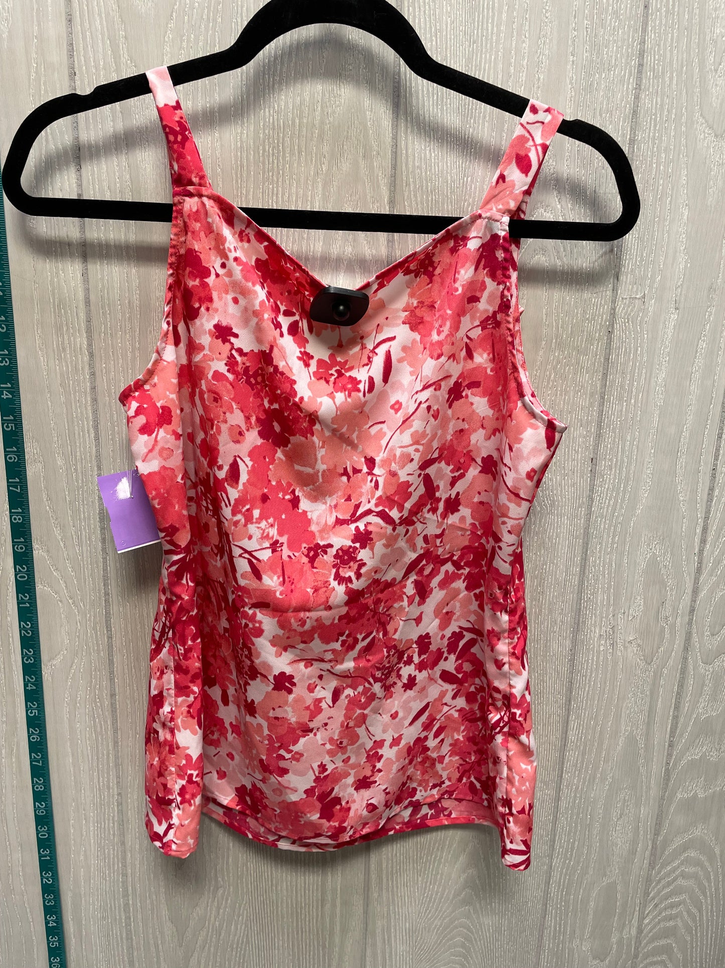 Floral Print Top Sleeveless Loft, Size Xs