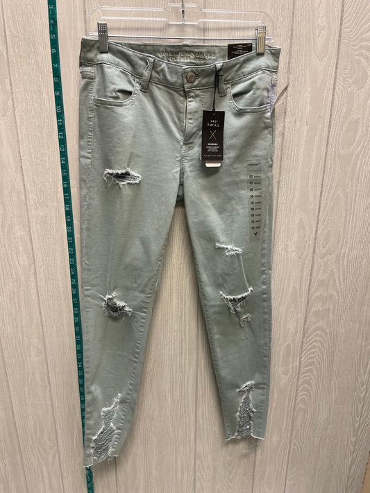 Green Jeans Skinny American Eagle, Size 10