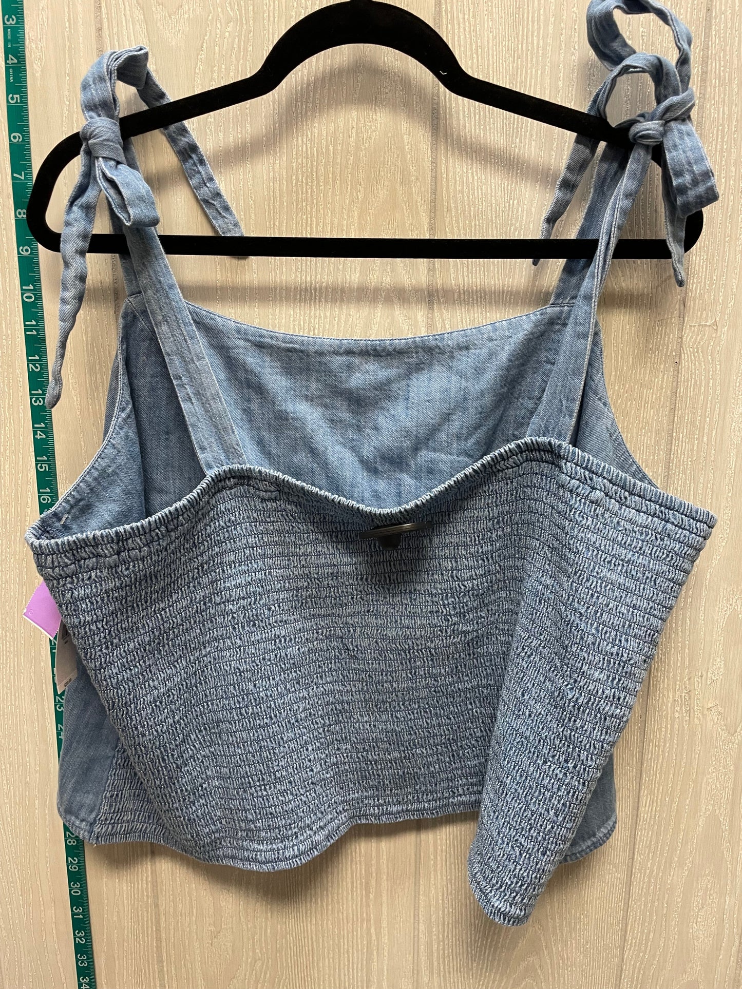 Blue Denim Top Sleeveless Old Navy, Size 2x