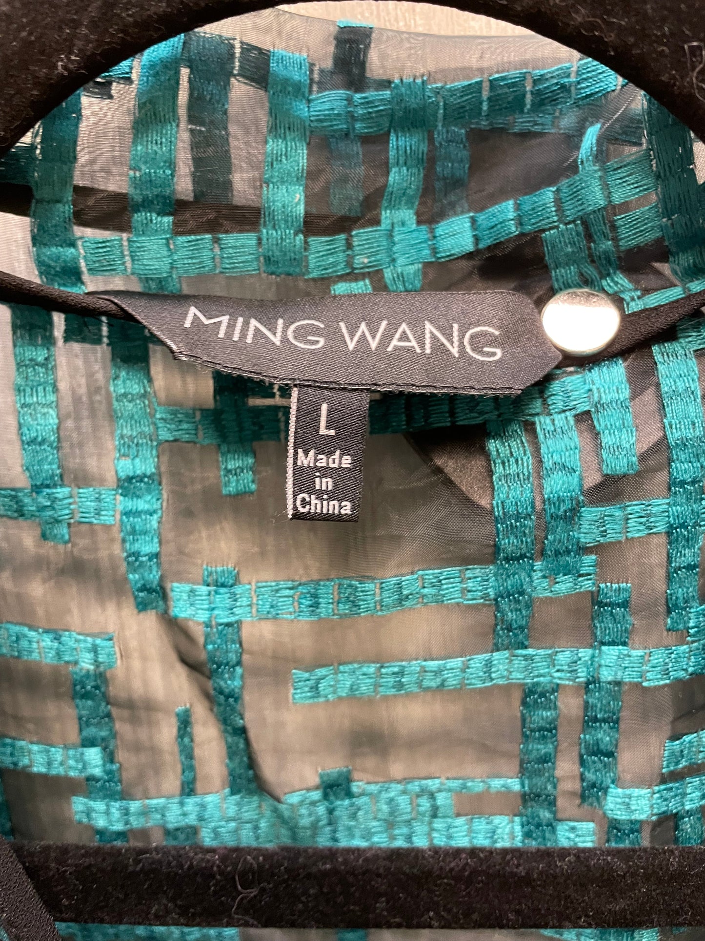 Blue Blazer Ming Wang, Size L