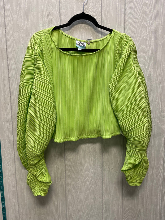 Top Long Sleeve By Target-designer In Green, Size: L