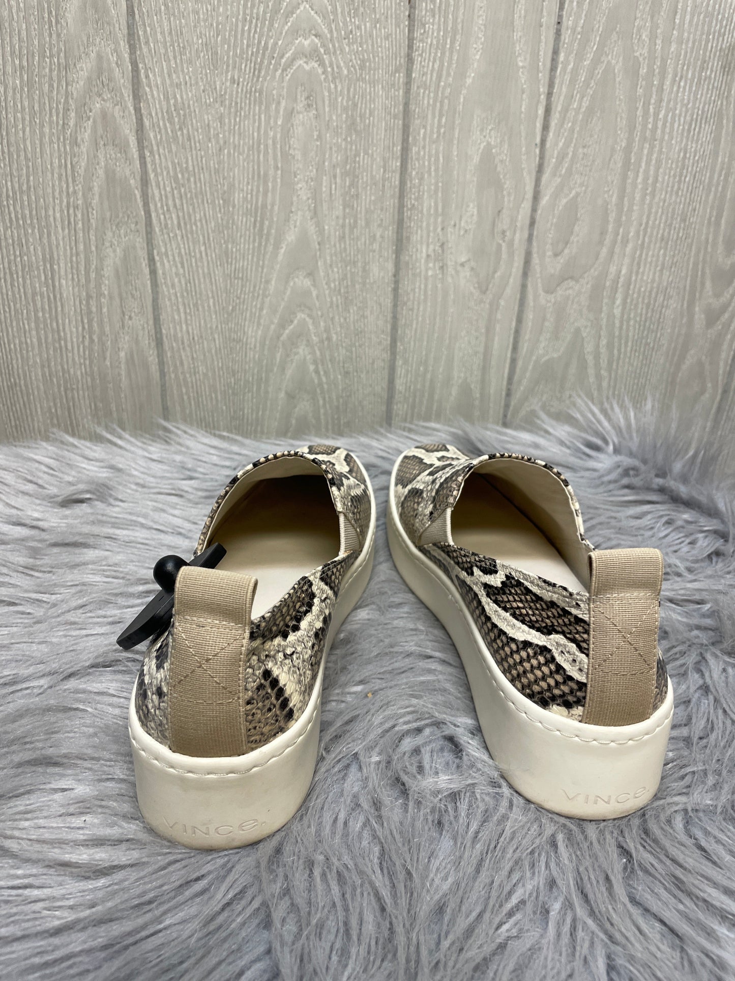 Shoes Sneakers By Vince In Snakeskin Print, Size: 6.5