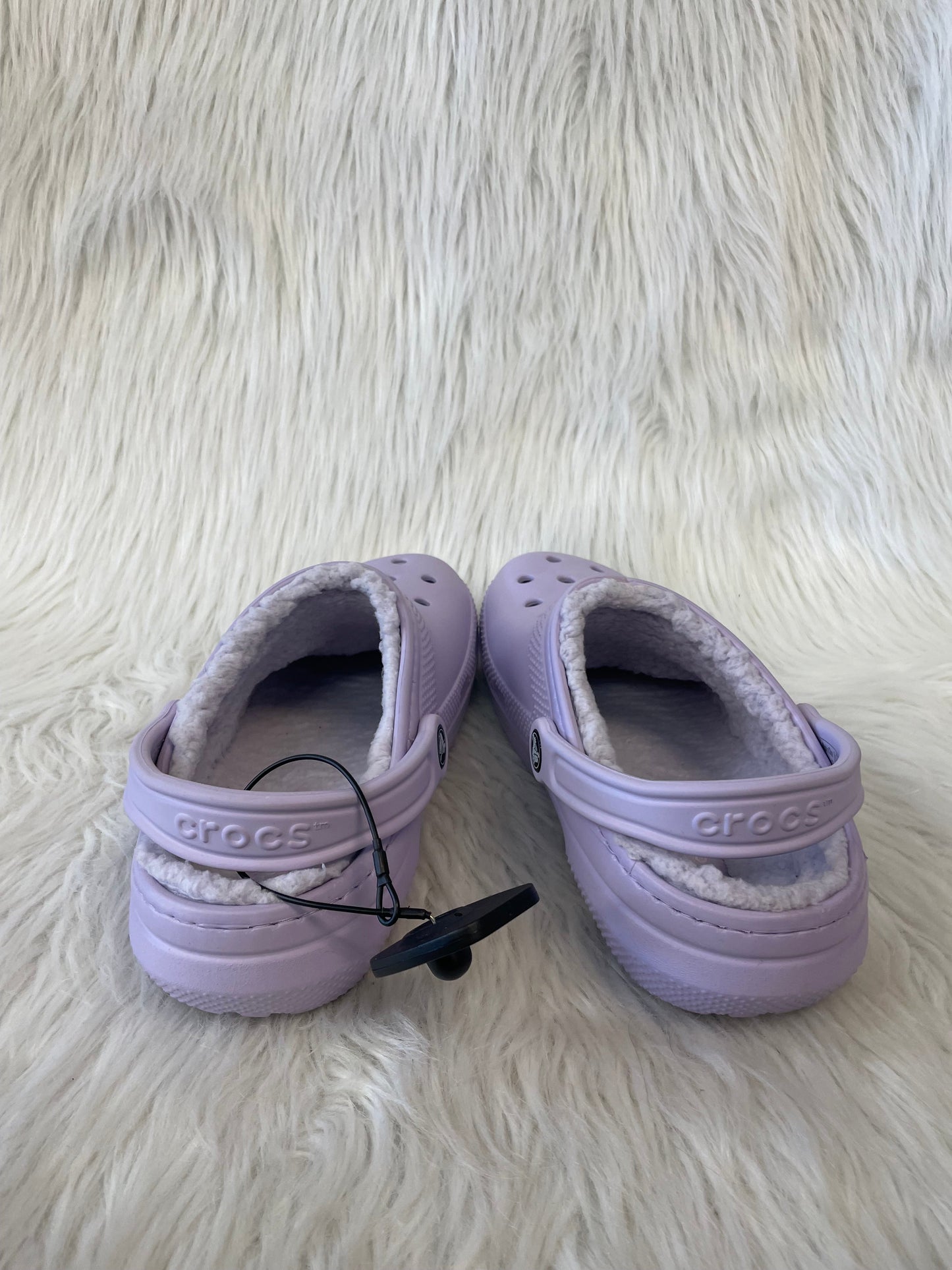 Shoes Flats By Crocs In Purple, Size: 10