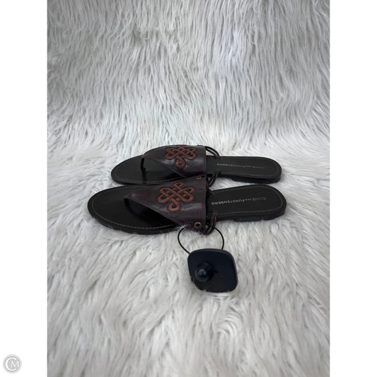 Sandals Designer By Diane Von Furstenberg In Brown, Size: 7.5