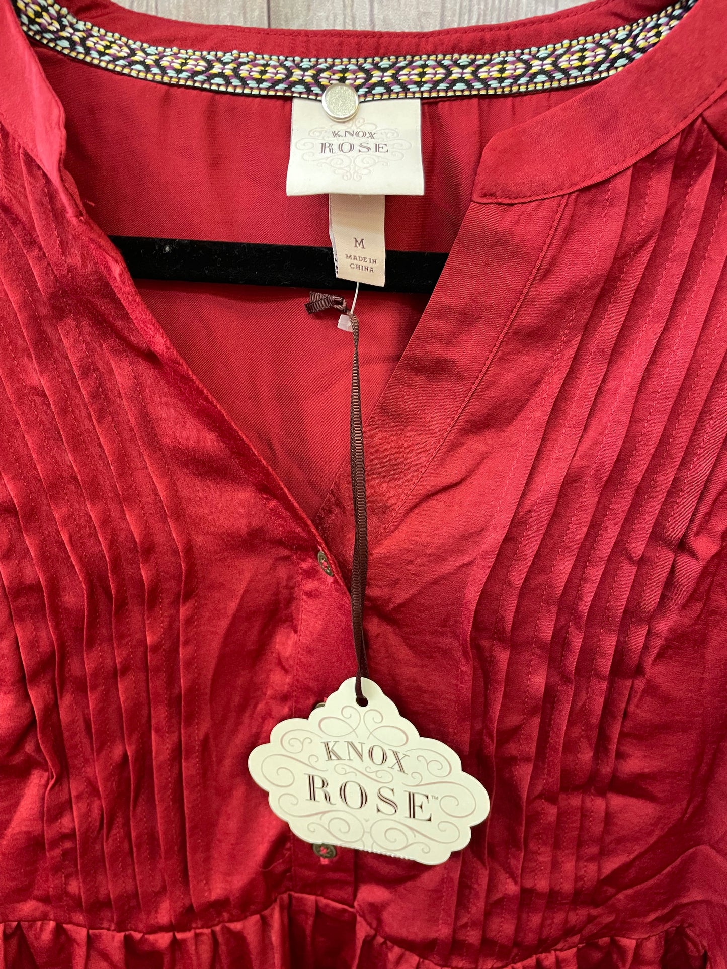 Top Long Sleeve By Knox Rose  Size: M