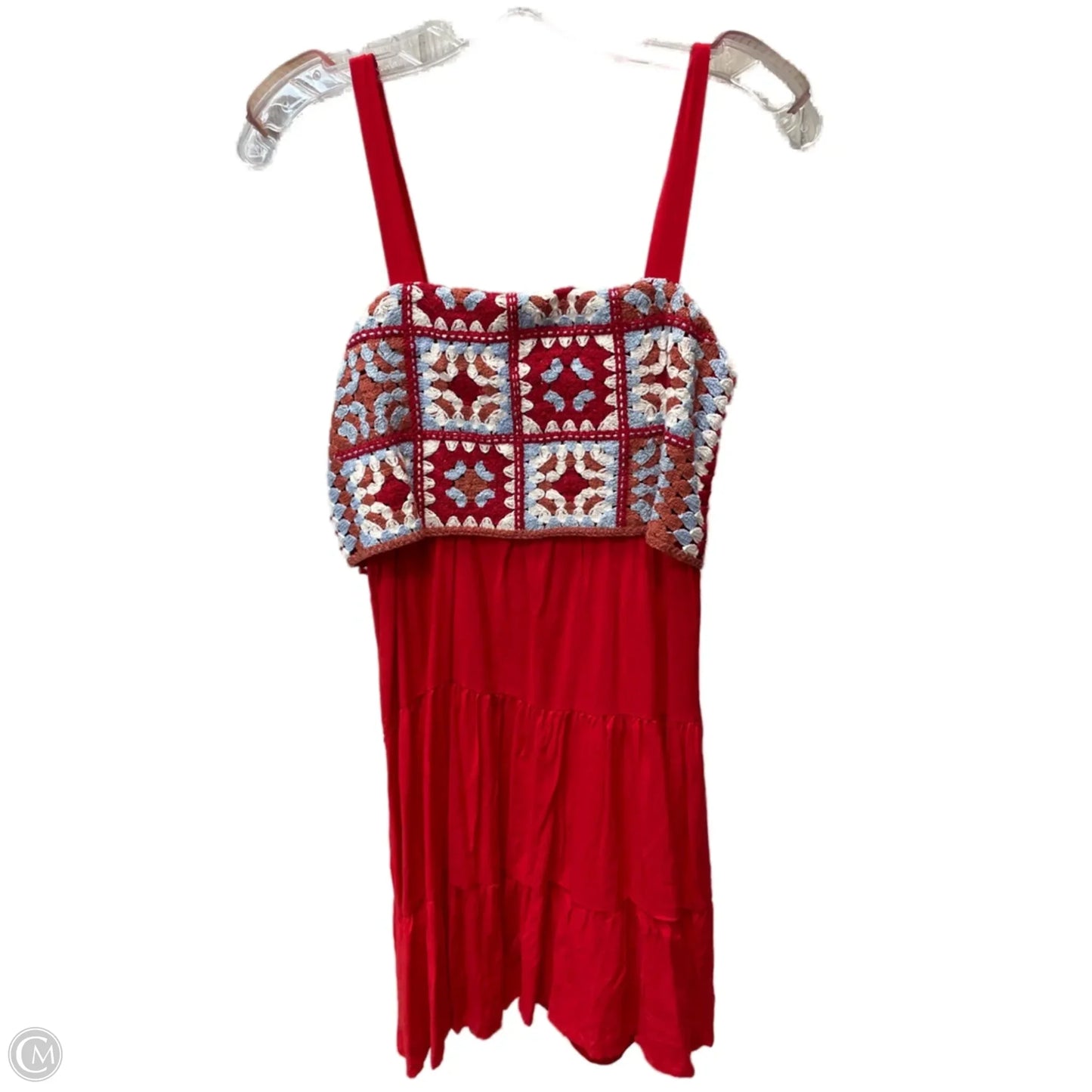 Dress Casual Short By New York And Co In Blue & Red & White, Size: Xs