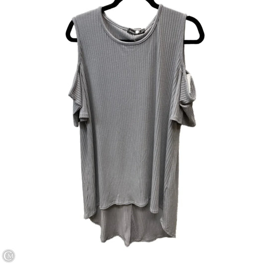 Tunic Short Sleeve By Boohoo Boutique In Purple, Size: 1x