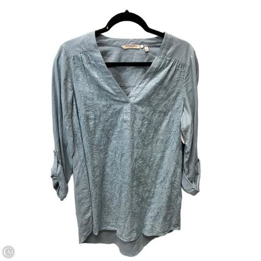 Tunic Long Sleeve By Soft Surroundings In Blue, Size: S