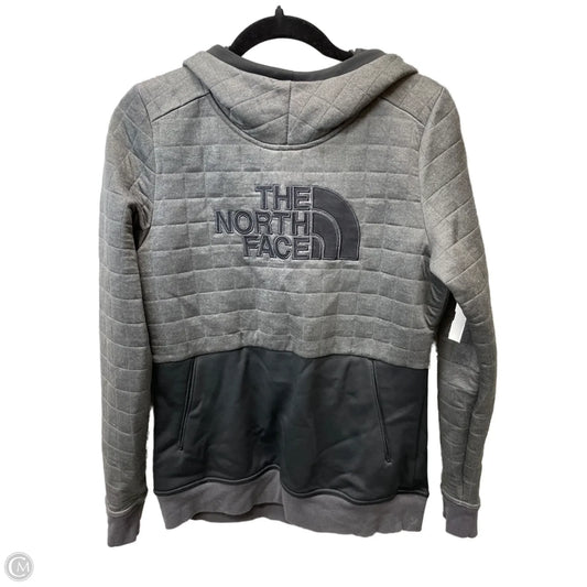 Sweatshirt Hoodie By The North Face In Black & Grey, Size: M