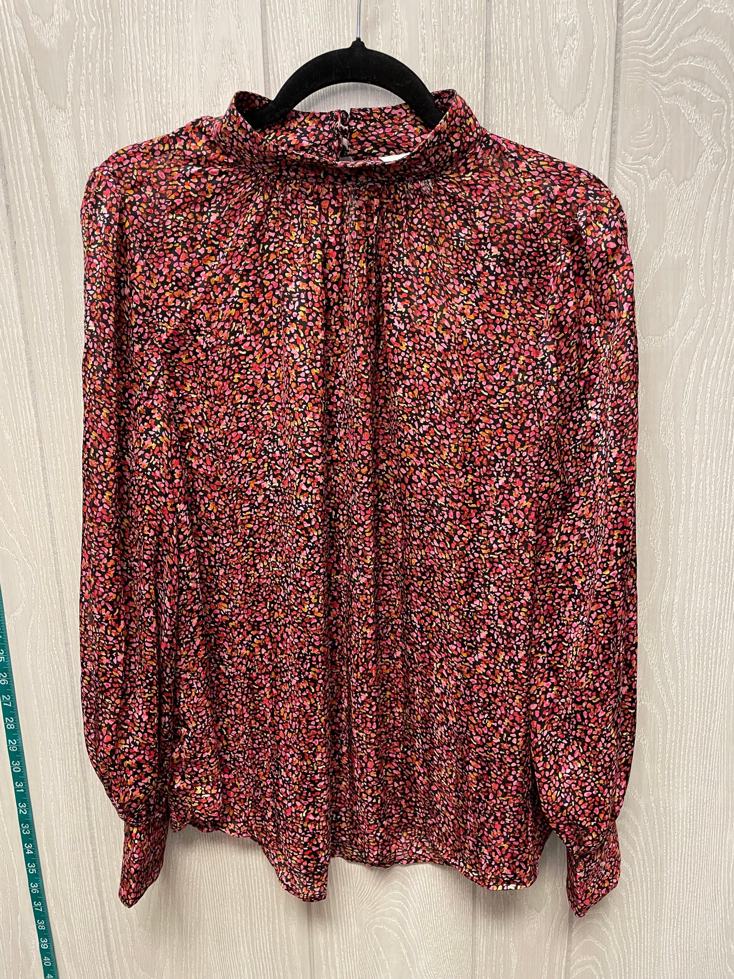 Blouse Long Sleeve By H&m In Multi-colored, Size: L