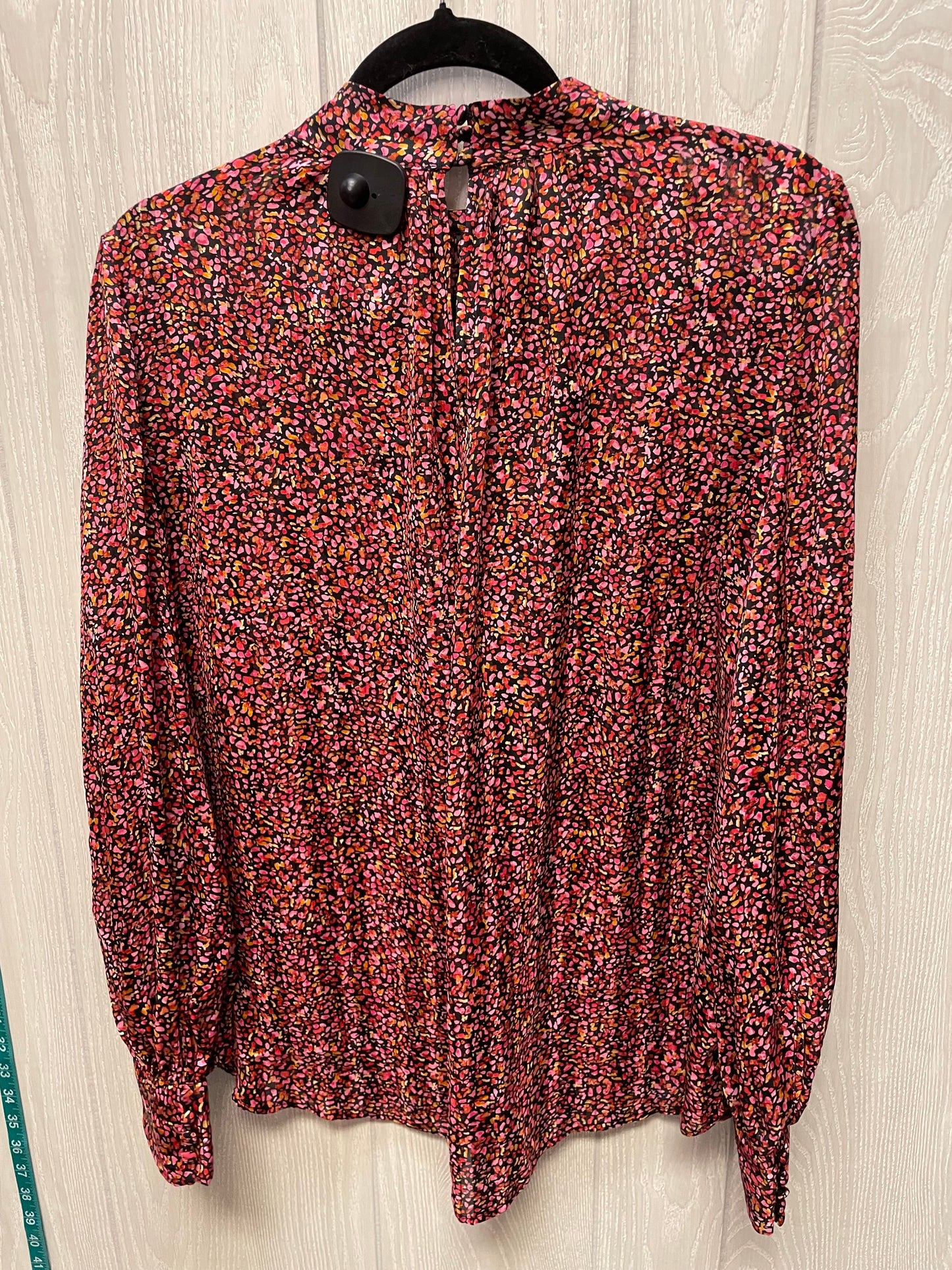 Blouse Long Sleeve By H&m In Multi-colored, Size: L