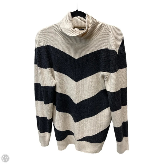 Sweater By T Tahari In Black & Tan, Size: L