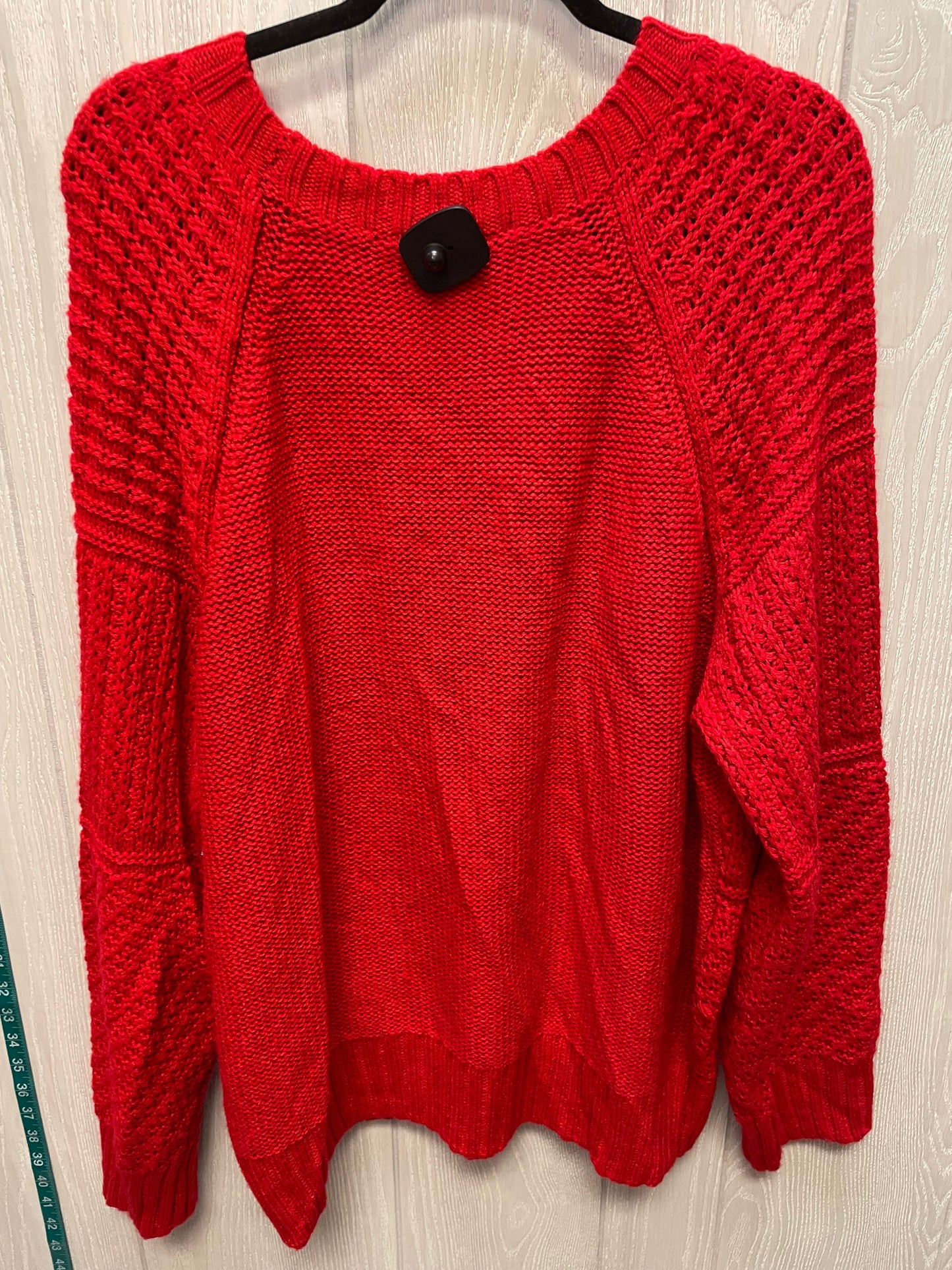 Sweater By Time And Tru In Red, Size: 2x