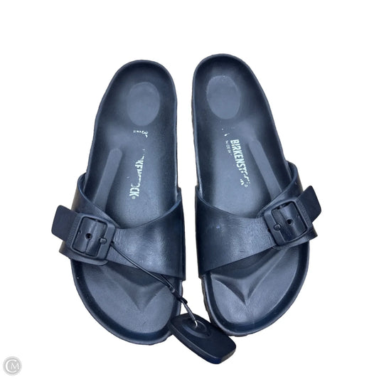 Sandals Flats By Birkenstock In Black, Size: 8.5