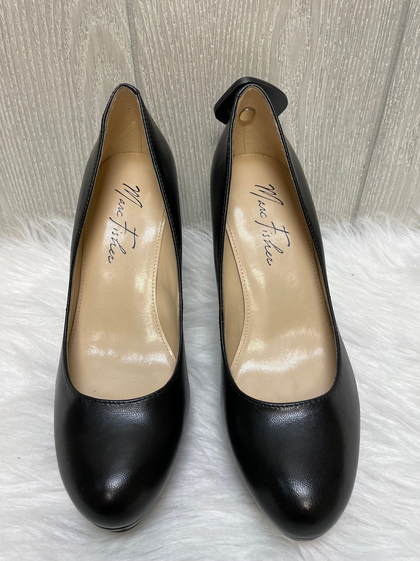 Black Shoes Heels Stiletto Marc Fisher, Size 7.5