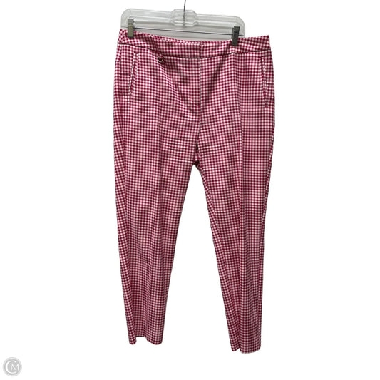 Pants Dress By Adrianna Papell In Checkered Pattern, Size: 12