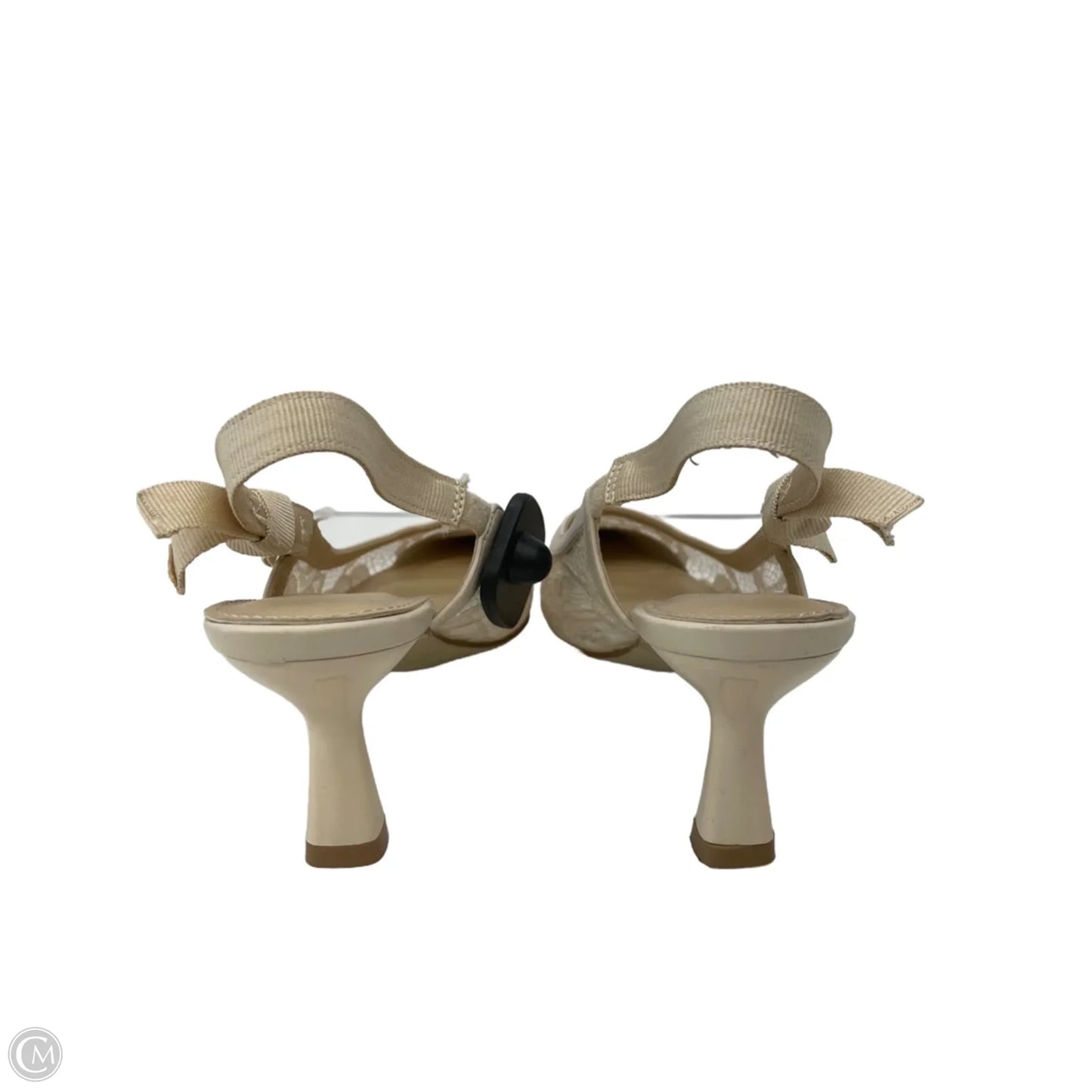 Shoes Heels Kitten By Nicole Miller In Cream, Size: 8