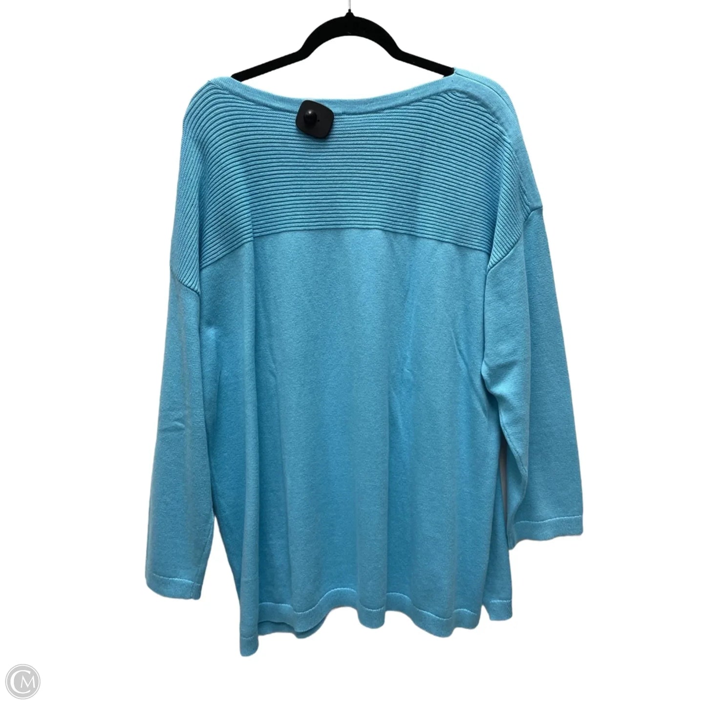 Sweater By Talbots In Blue, Size: 3x