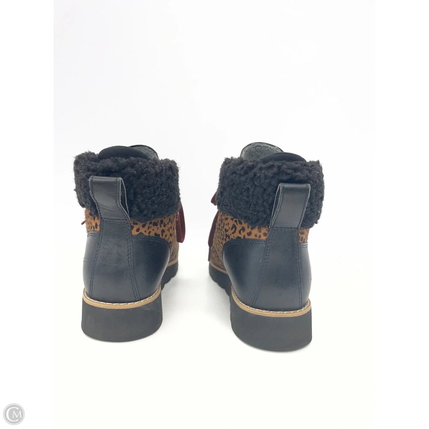 Boots Combat By Cole-haan In Animal Print, Size: 6.5