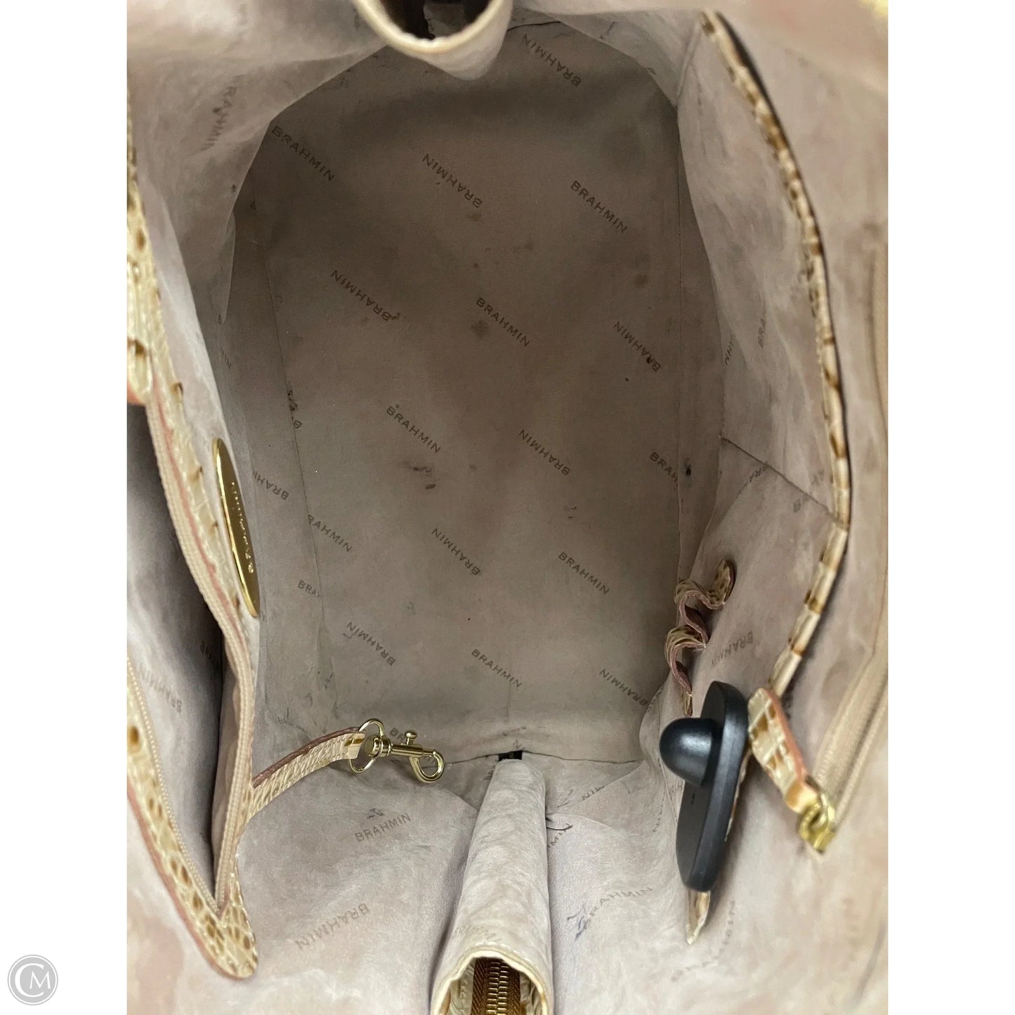 Handbag Designer By Brahmin, Size: Medium