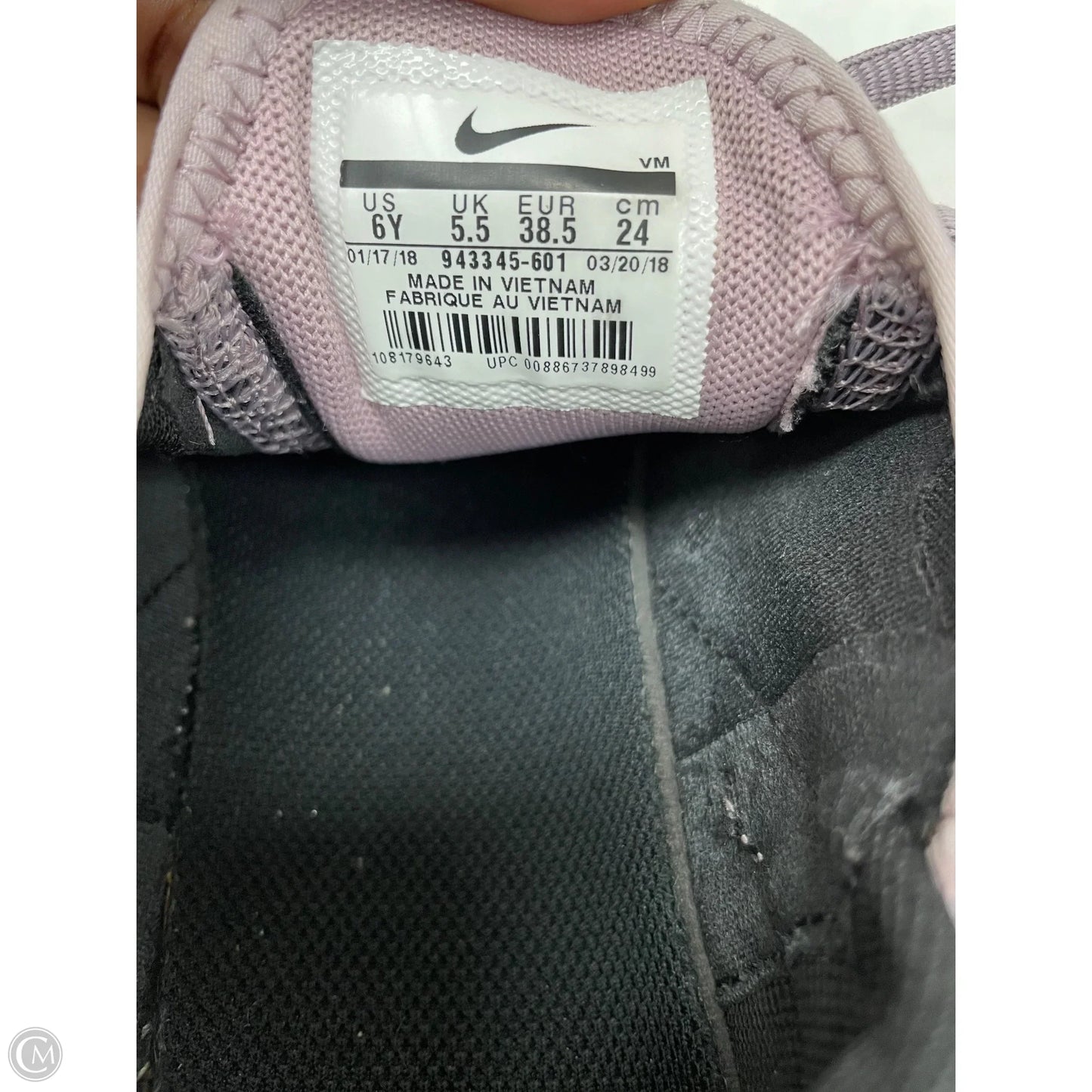 Shoes Athletic By Nike In Purple, Size: 7.5