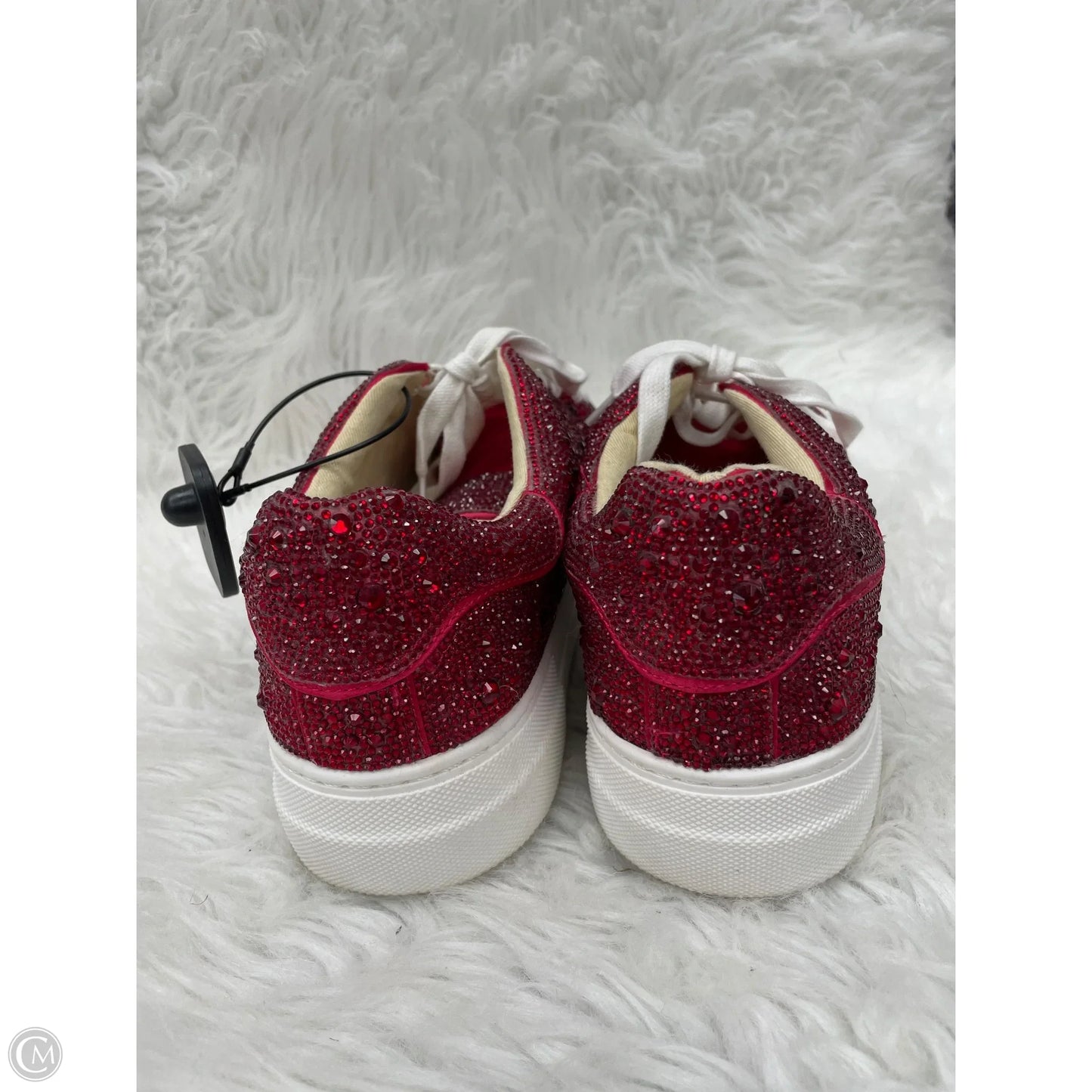 Shoes Sneakers By Betsey Johnson In Red, Size: 8.5