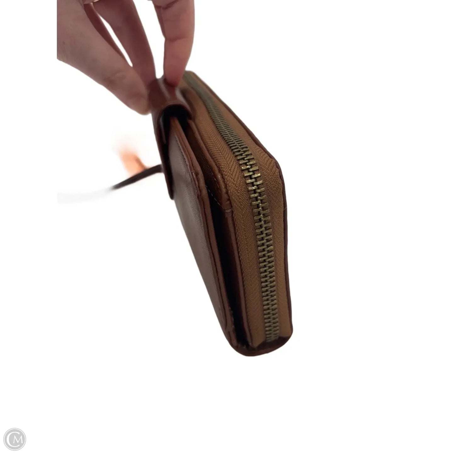 Wallet Leather By Fossil, Size: Medium