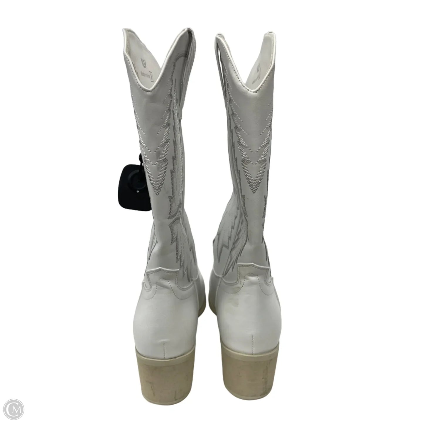 Boots Western By Clothes Mentor In White, Size: 8